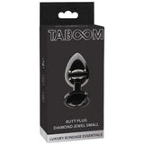 Butt Plug With Diamond Jewel S (Black)