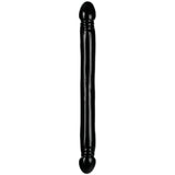 The Classic Double Header Dong - 18" - Smooth (Black)