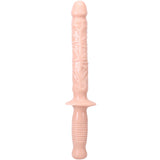The Classic Manhandler - 10" Dildo Plus Handle (White)