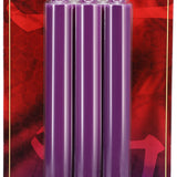 Japanese Drip Candles - 3 Pack (Red, Purple, Black)