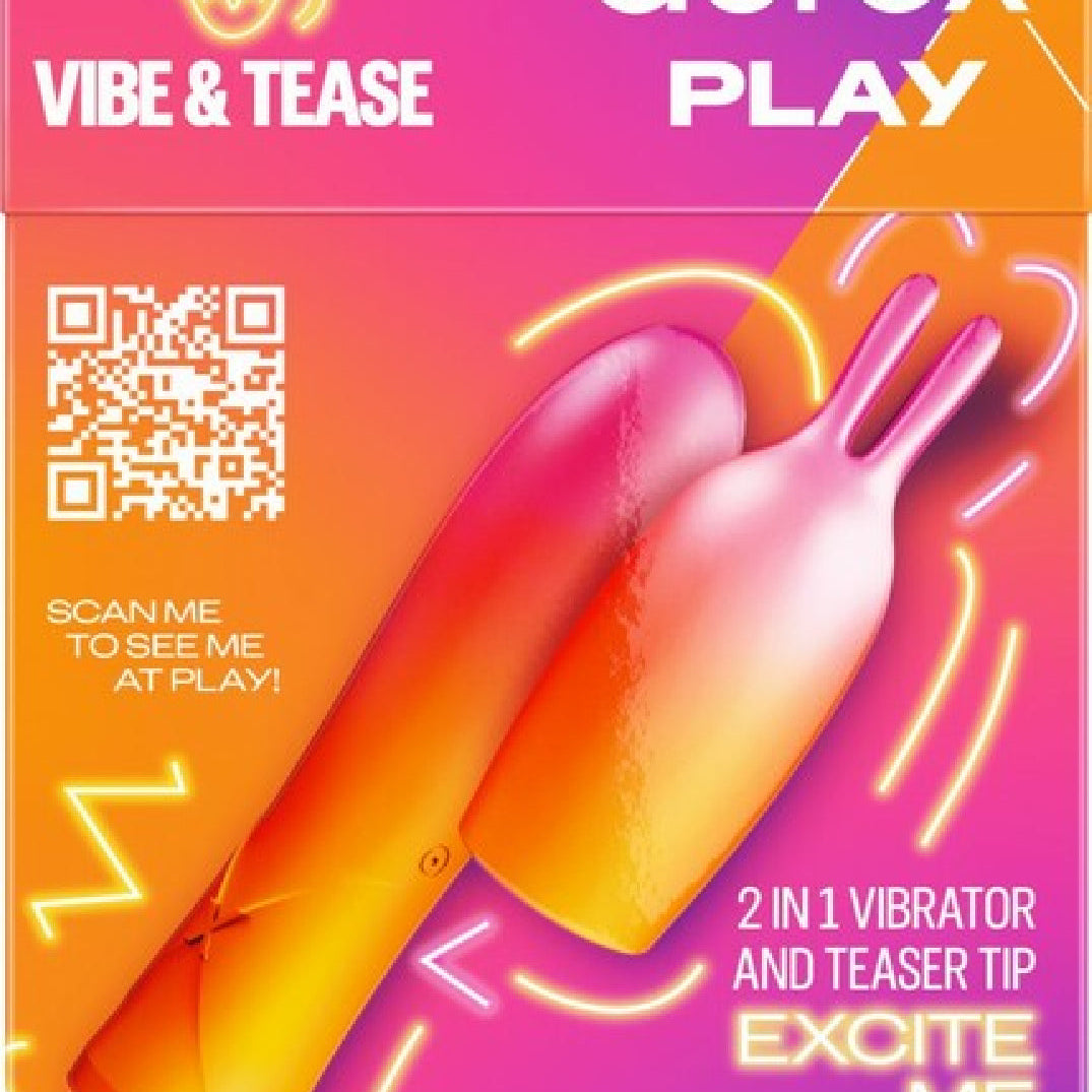 Play Vibe and Tease 2 In 1 Vibrator and Teaser Tip