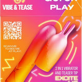 Play Vibe and Tease 2 In 1 Vibrator and Teaser Tip