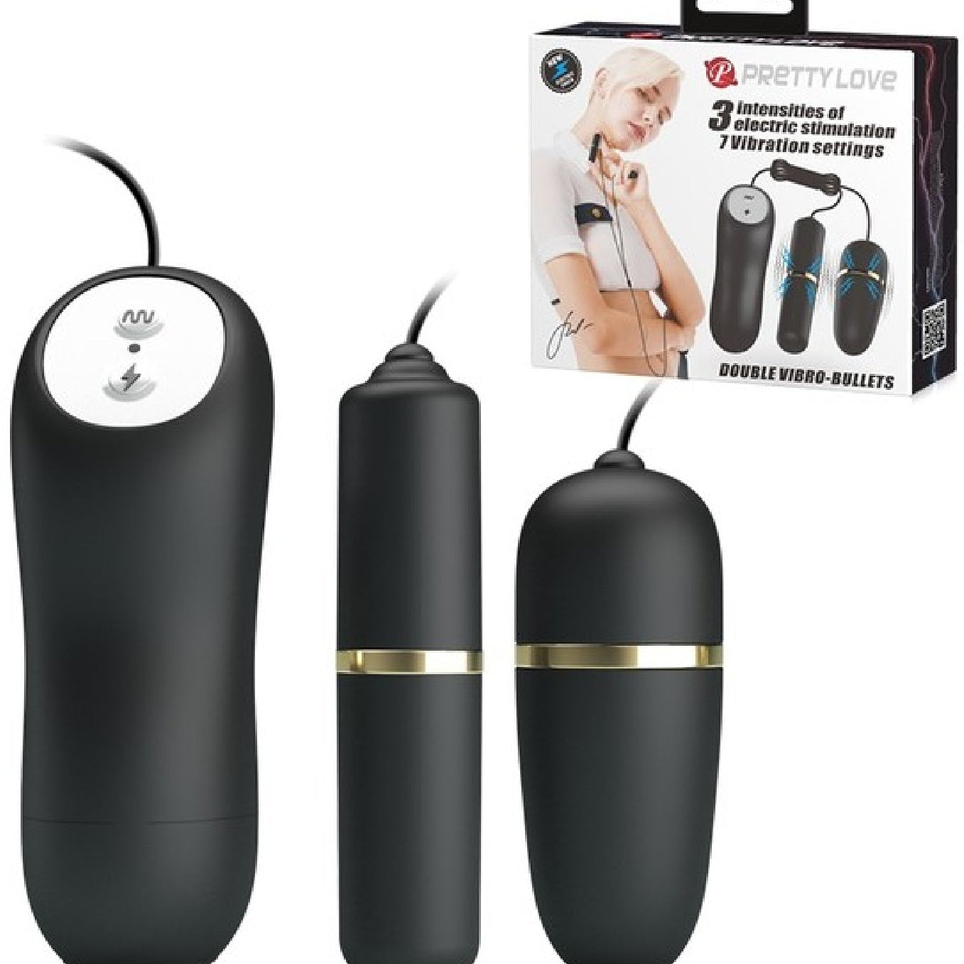 Double Vibro Bullets (Black)