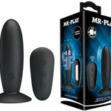 Remote Control Vibrating Anal Plug (Black)