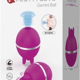 Gemini Ball Sucking and Licking Vibrator
