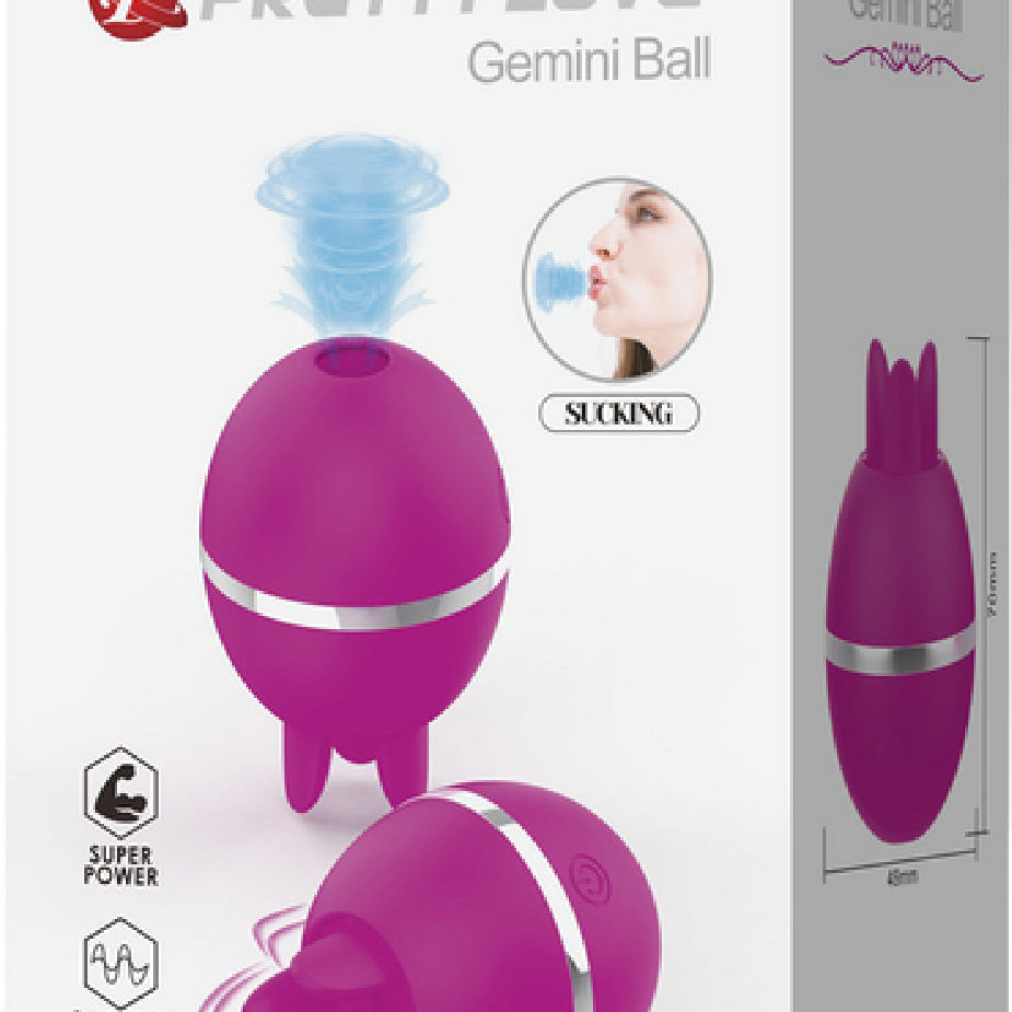 Gemini Ball Sucking and Licking Vibrator