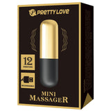 Rechargeable Mini Massager (Gold)