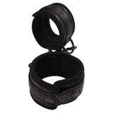 Tempt Him Hand Cuffs (Black)