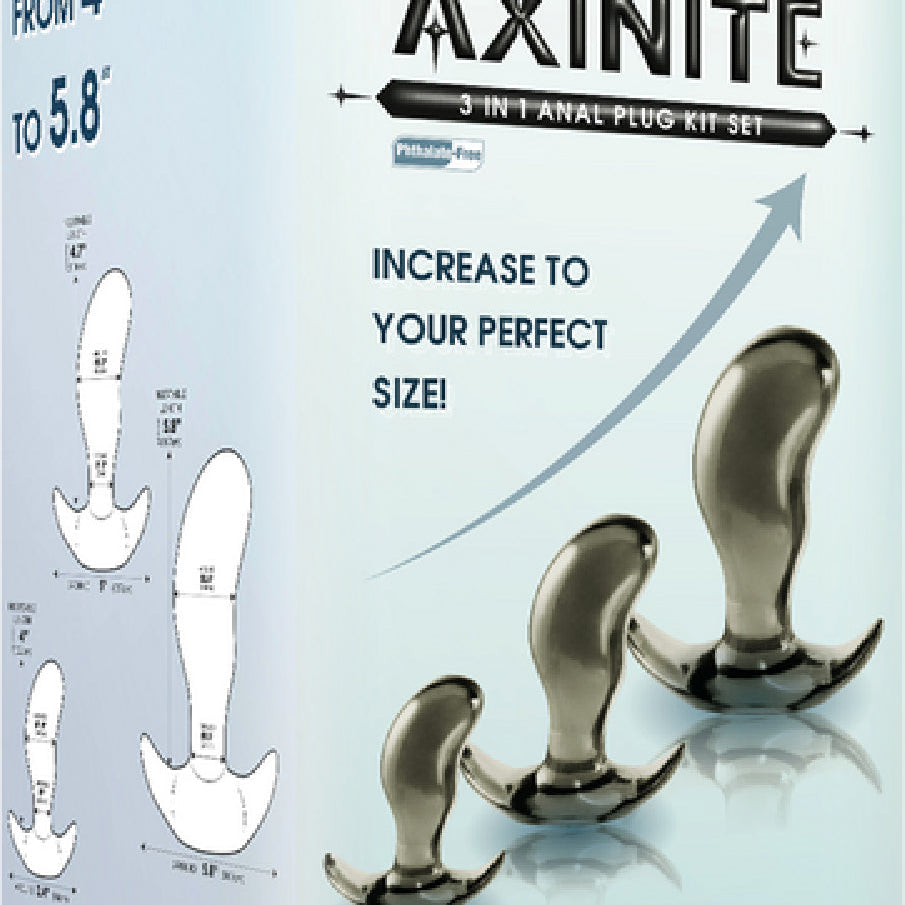 3 In 1 Anal Plug Kit Set (Smoke)