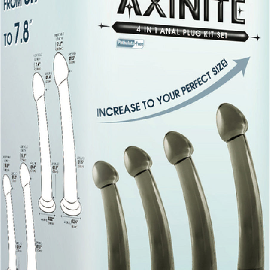 4 In 1 Anal Plug Kit Set (Smoke)