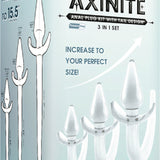 3 In 1 Anal Plug Kit with Tail (Smoke)