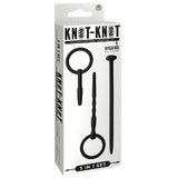 Silicone Urethal Sounding Kit - Screw (Black)