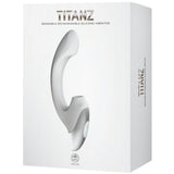 Thumping Rechargeable Silicone Vibrator (White)