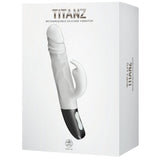 Rotating Rabbit Rechargeable Silicone Vibrator (White)