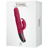 Rotating Rabbit Rechargeable Silicone Vibrator (White)