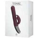 Thrusting Rabbit Rechargeable Silicone Vibrator (White)