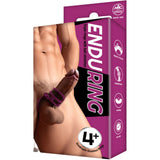 Triple Ring With Ball Stretcher (Black)