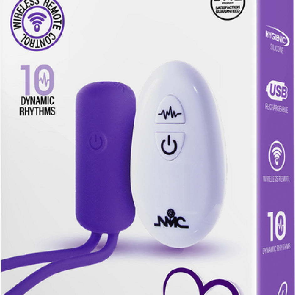 Wireless Remote Vibrating Bullet (Purple)
