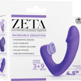 Dual Motor Wearable Vibrator (Purple)