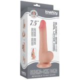 7.5'' Sliding Skin Dual Layer Dong (Flesh)