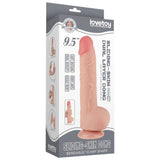 9.5'' Sliding Skin Dual Layer Dong (Flesh)