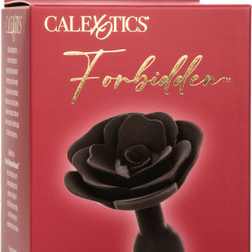 Small Rose Anal Plug (Black)
