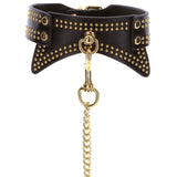 Studded Collar and Leash (Black)