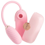 LOUIS - Suction and Vibrating Massager (Pink)