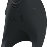 Rechargeable Rabbit Vibrator Cockring (Black)