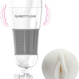 Hedy Ultra Stimulation Vibrating Masturbator (White)