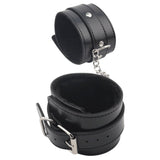 Obey Me Leather Ankle Cuffs (Black)