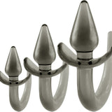 3 In 1 Anal Plug Kit with Tail (Smoke)
