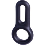 Silicone Cock and Ball Ring - (Black)