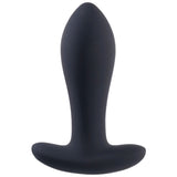 Vibrating Butt Plug with T-Bar Base (Black)
