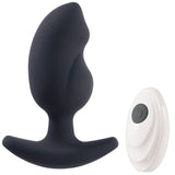 Remote Controlled Vibrating Butt Plug (Black)