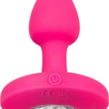 Cheeky Gems Small Rechargeable Vibrating Probe (Pink)