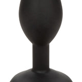 Large Rose Anal Plug (Black)