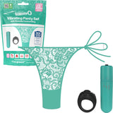 Vibrating Panty Set W/ Remote Ring 4t High Pitch Treble (Black)