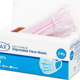 Disposable Face Mask (Blue) (50 X Pack)