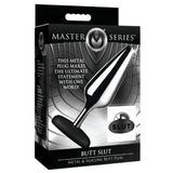 Butt Slut Metal and Silicone Butt Plug