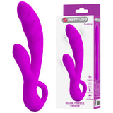 Silicone Powerful Vibrator - Budding (Purple)