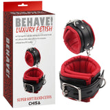 Super Soft Hand Cuffs (Red/Black)