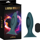 Rocket Butt Plug With Remote Control (Teal)