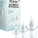3 In 1 Anal Plug Kit with Tail (Smoke)