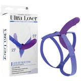 Ultra Lover - Double Dong Penetrix with Harness (Purple)