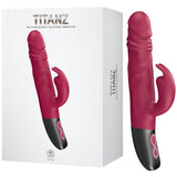 Rotating Rabbit Rechargeable Silicone Vibrator (White)