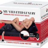 Premium Inflatable Bed with Velvet Surface (Black)
