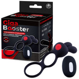 Cock and Scrotal Ornament with Clit Stimulator (Black)