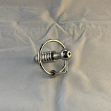 STAINLESS STEEL KNOB RING AND PISS PLUG