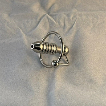 STAINLESS STEEL KNOB RING AND PISS PLUG